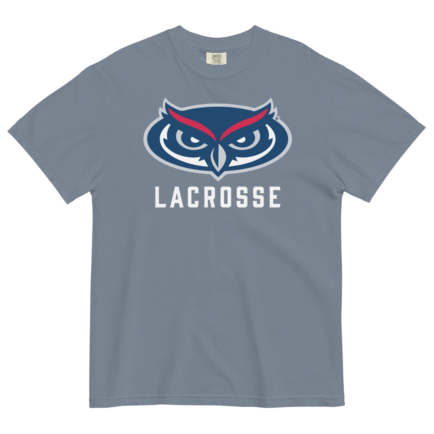 Adult FAU Lacrosse Comfort Colors T-Shirt