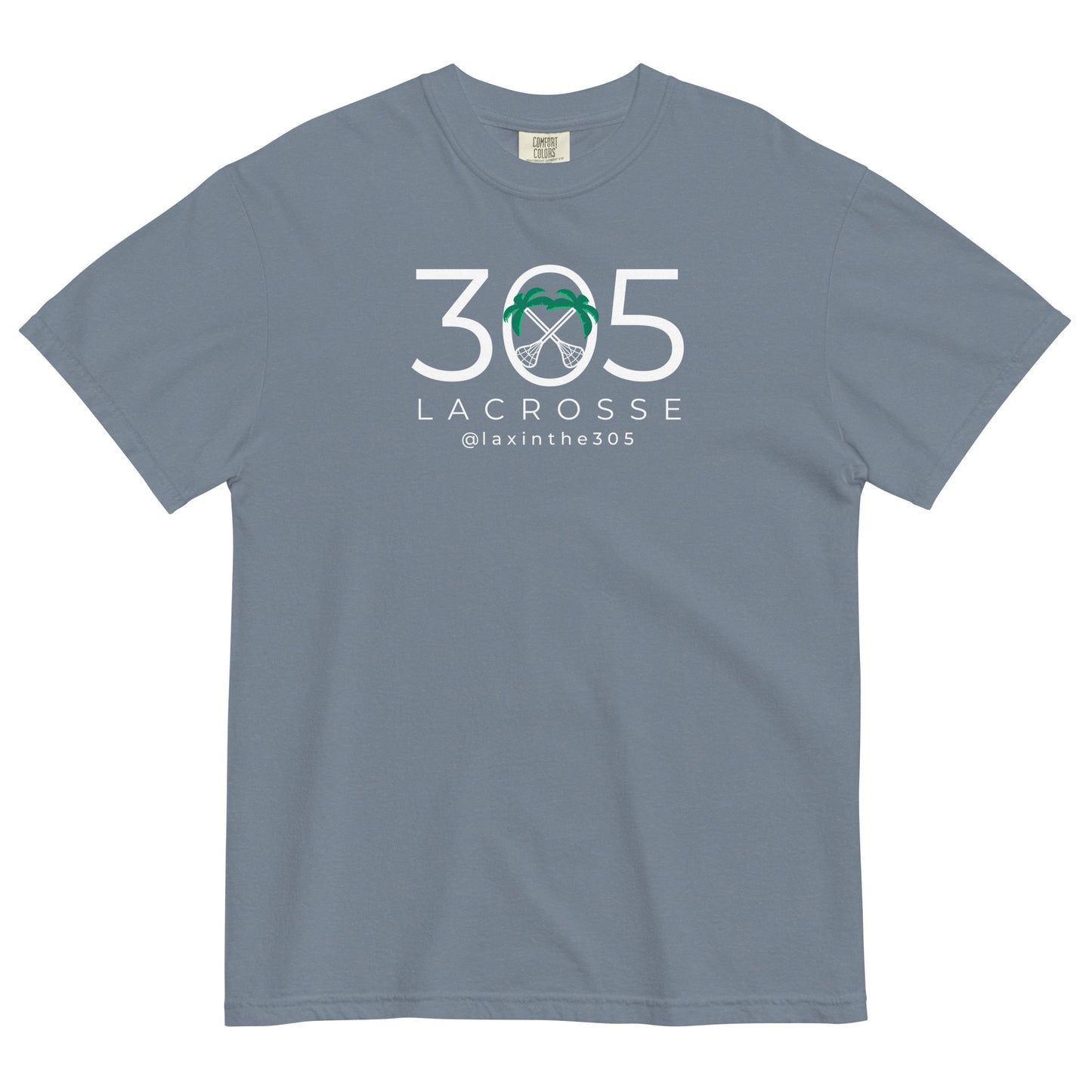 Adult Lax in the 305 Comfort Colors T-Shirt
