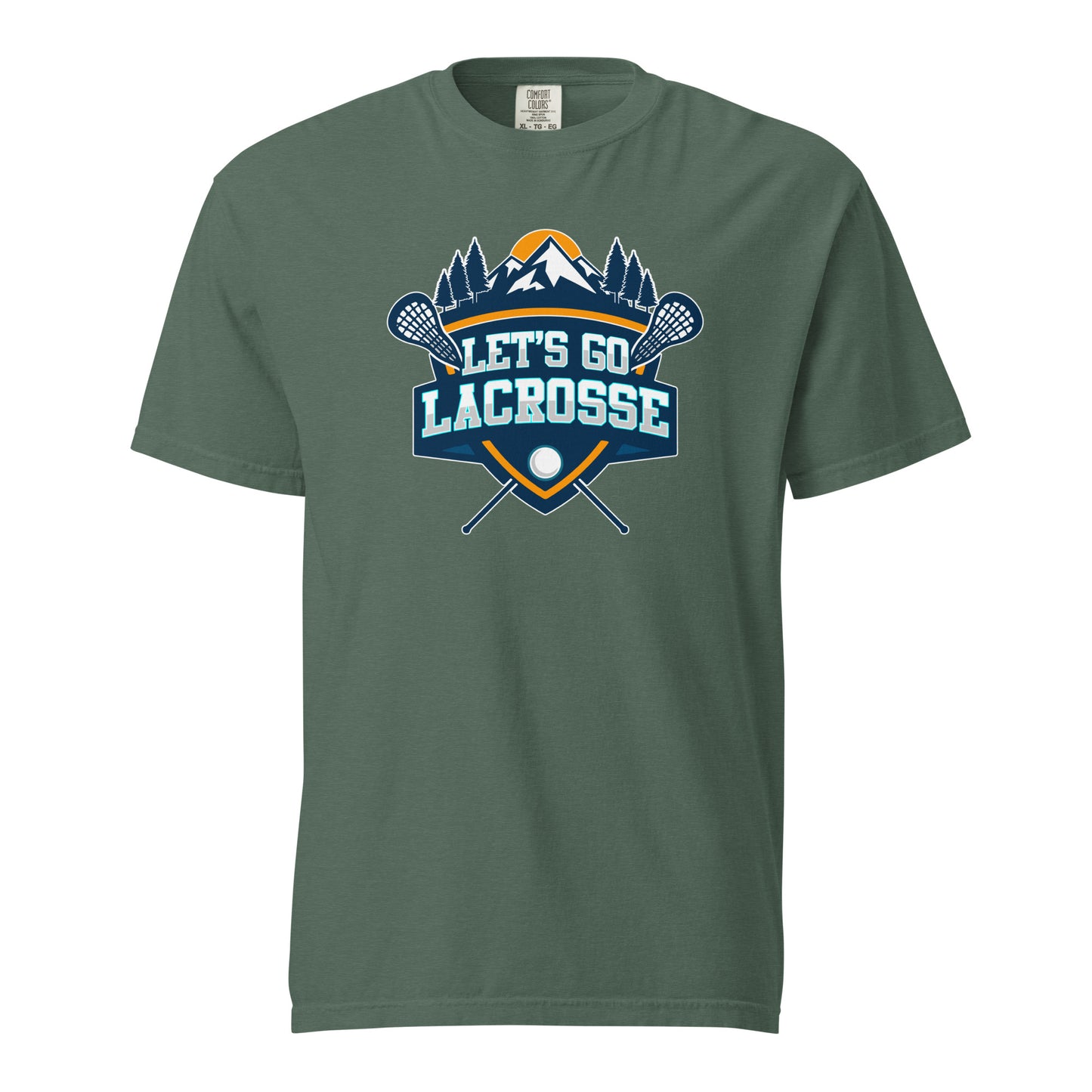 Adult Let's Go Lacrosse Comfort Colors T-shirt