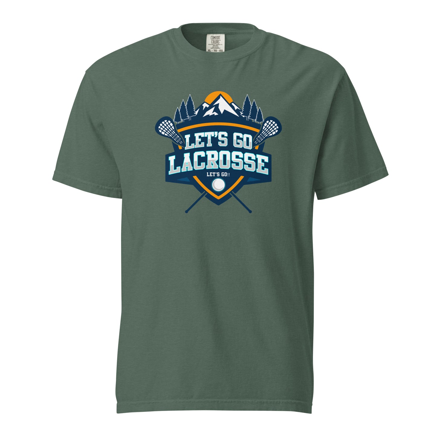 Adult Let's Go Lacrosse Comfort Colors T-shirt