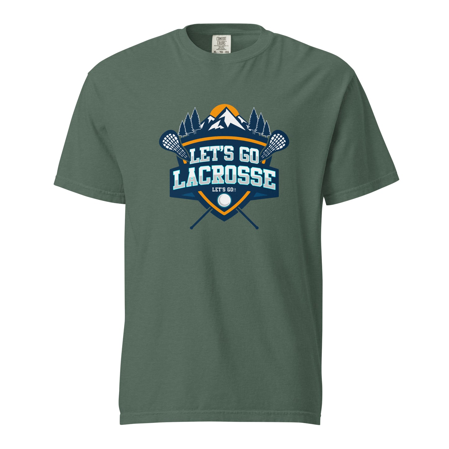Adult Let's Go Lacrosse Comfort Colors T-shirt