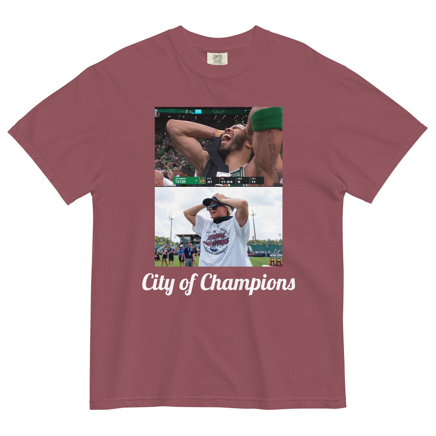 Adult Eags Lacrosse Comfort Colors T-shirt