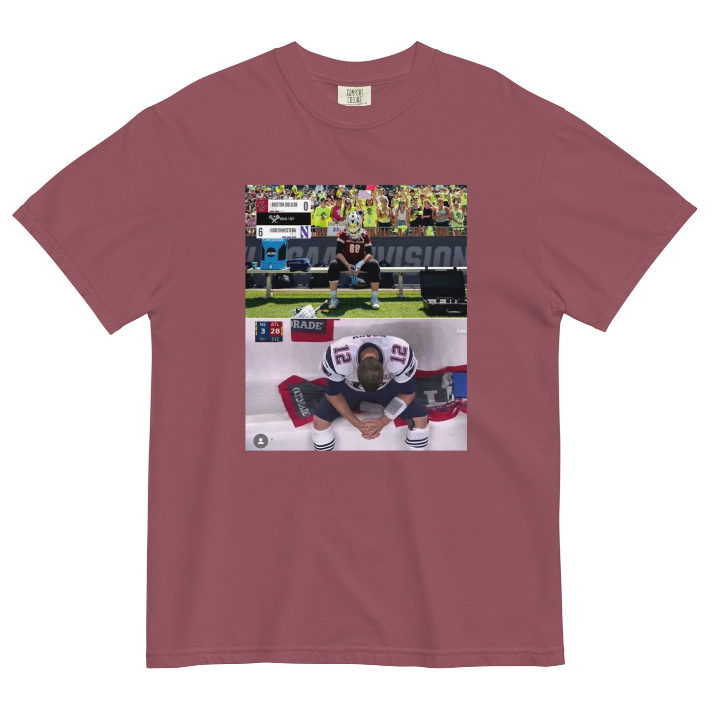 Adult Eags Lacrosse Comfort Colors T-shirt