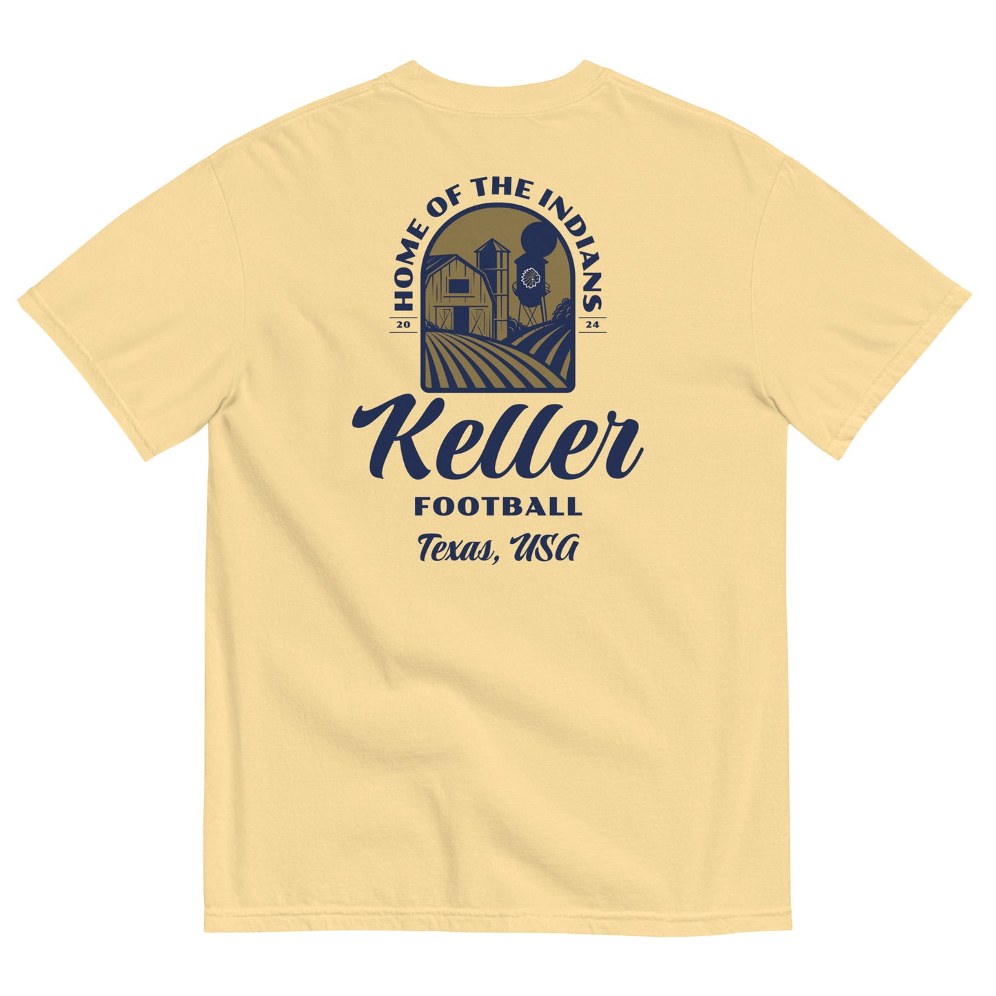 Adult Keller Football Comfort Colors T-Shirt