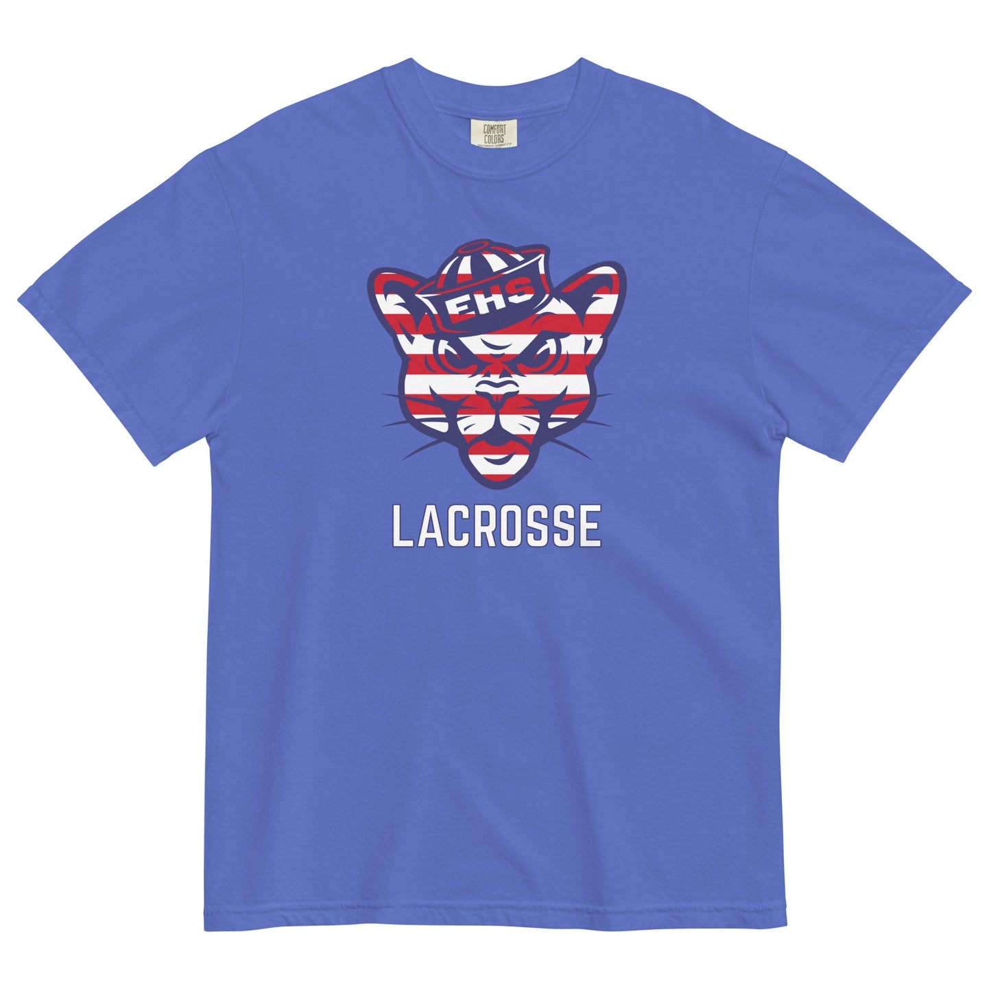 Adult Evergreen Lacrosse USA Comfort Colors T-Shirt
