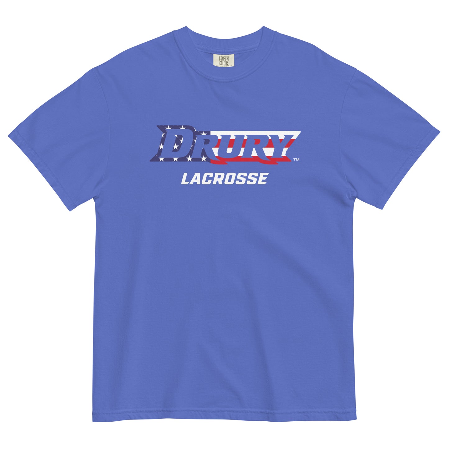 Adult Drury Lacrosse Comfort Colors T-Shirt