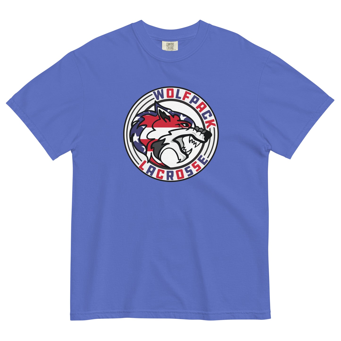 Adult Wolfpack Lacrosse Comfort Colors T-Shirt
