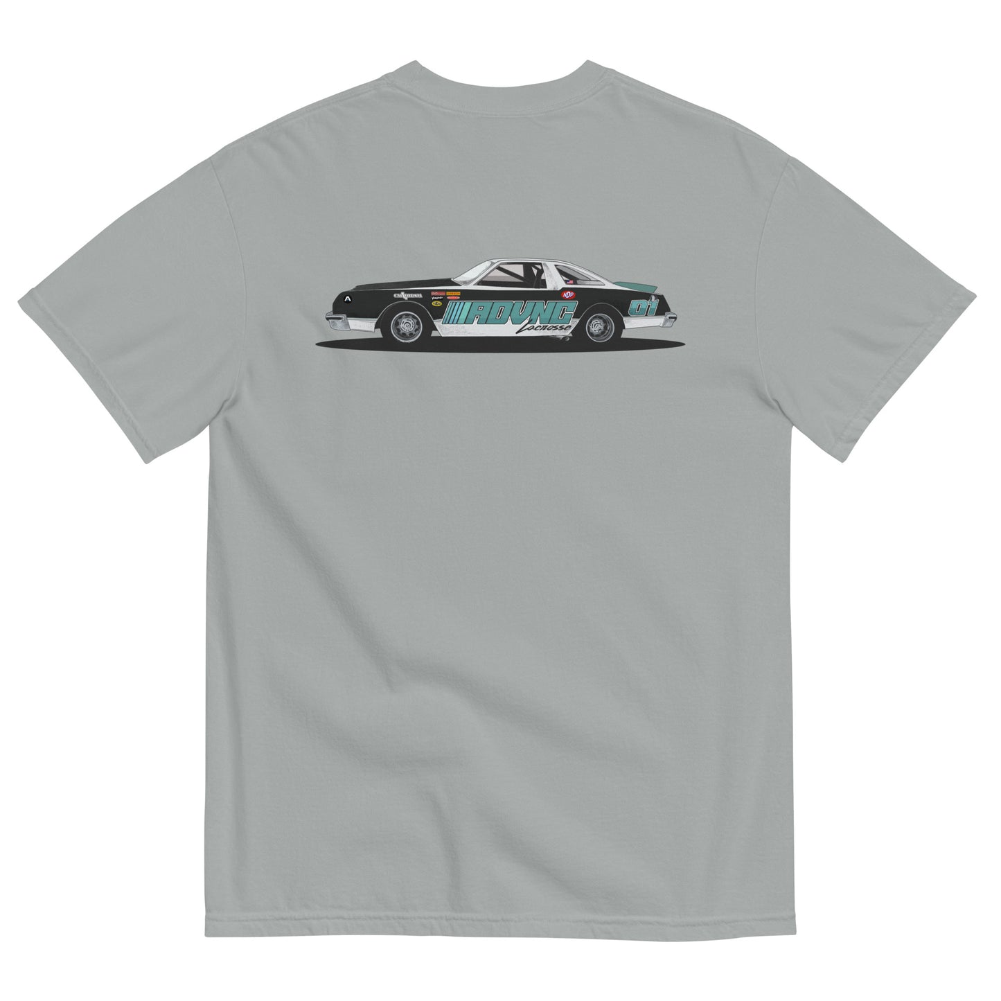 Adult ADVNC Lacrosse Comfort Colors T-Shirt - Racecar