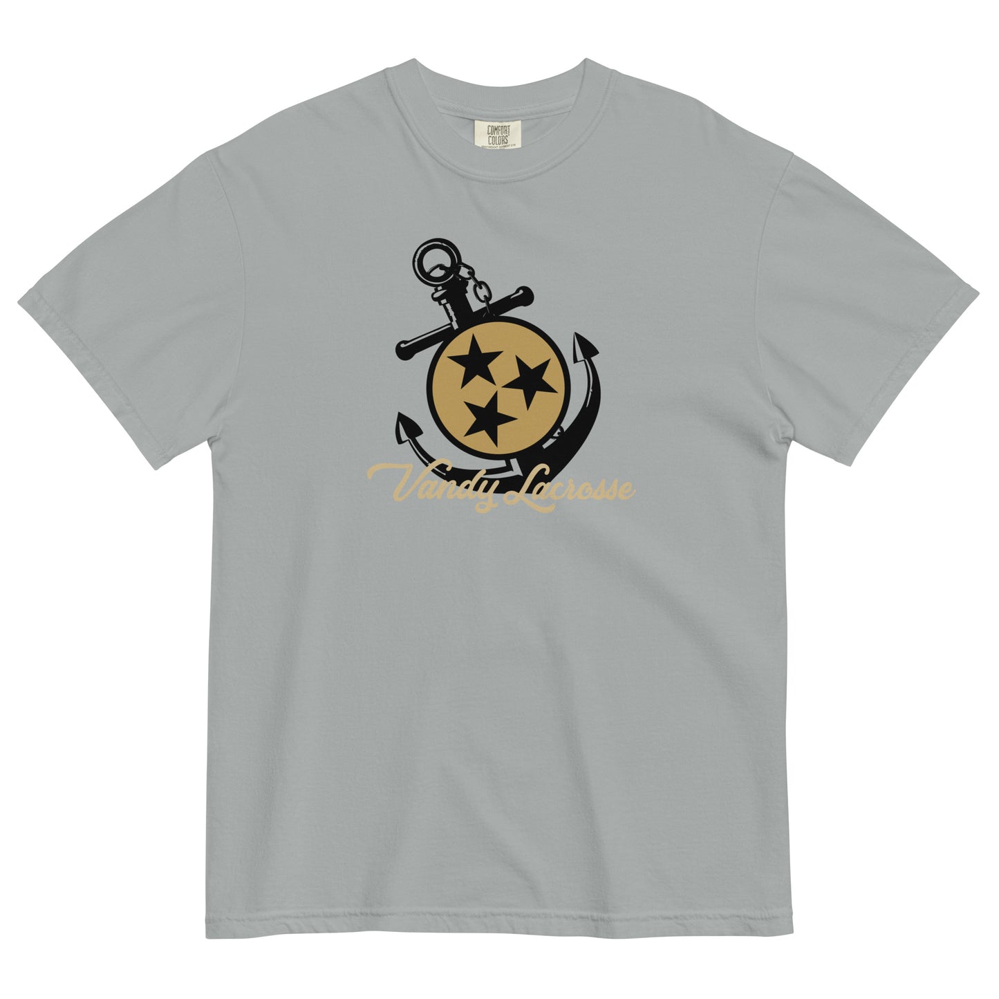 Adult Commodores Lacrosse Club Comfort Colors T-shirt