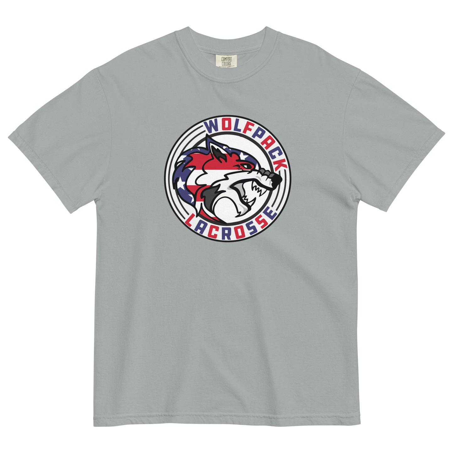 Adult Wolfpack Lacrosse Comfort Colors T-Shirt