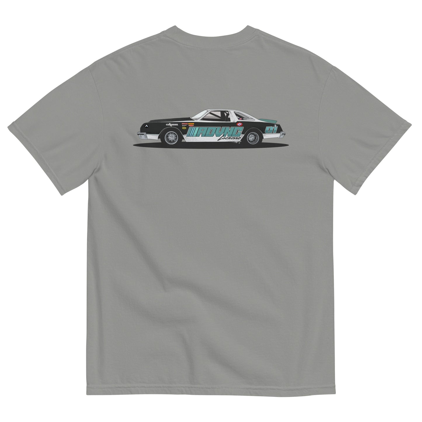 Adult ADVNC Lacrosse Comfort Colors T-Shirt - Racecar