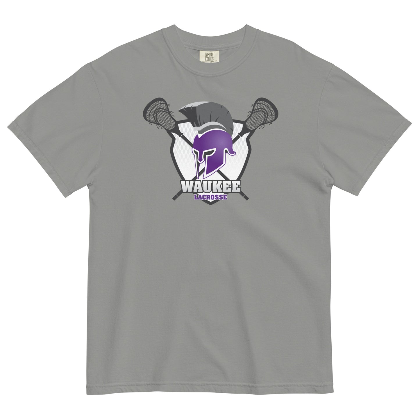 Adult Waukee Lacrosse Comfort Colors T-shirt