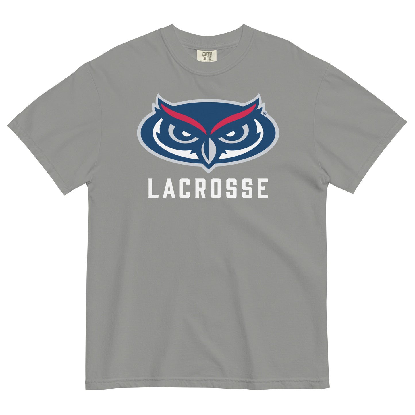 Adult FAU Lacrosse Comfort Colors T-Shirt