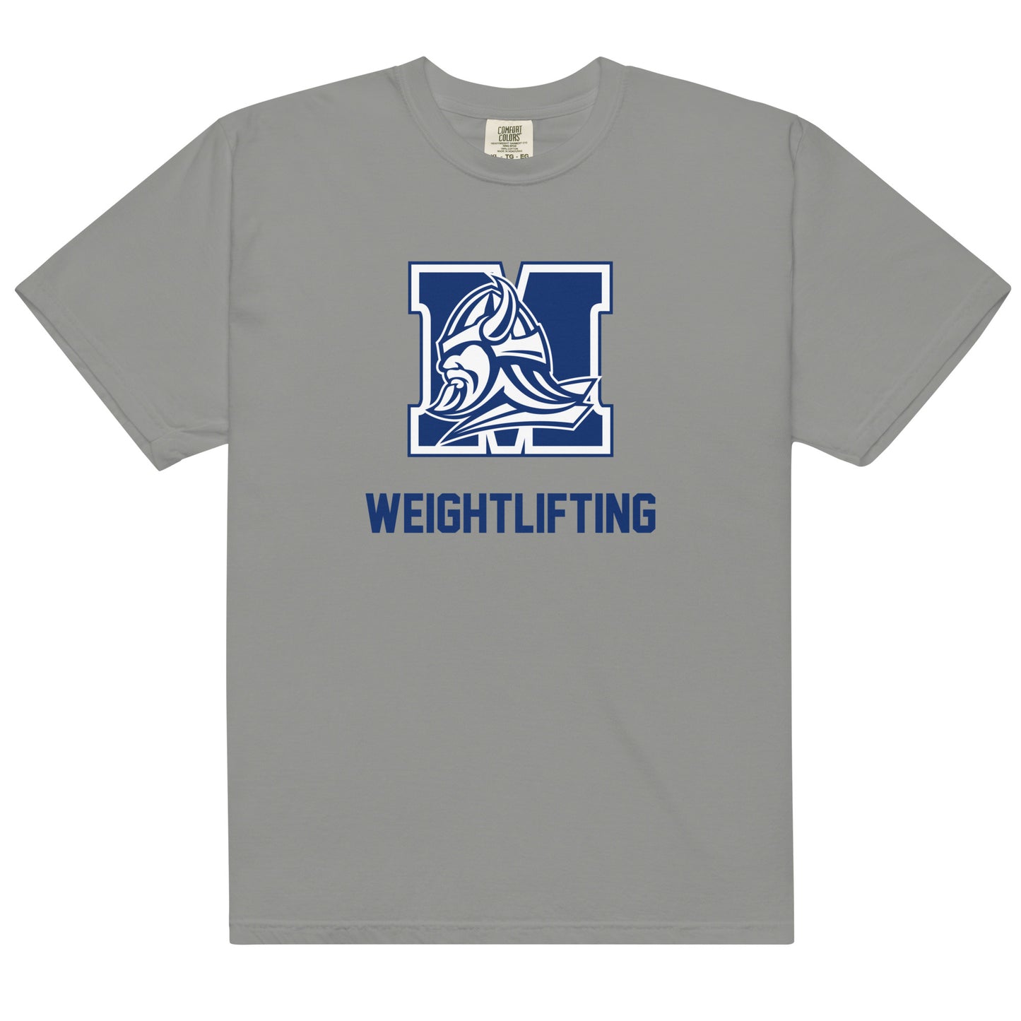 Adult Maclay School Comfort Colors T-shirt - Weightlifting