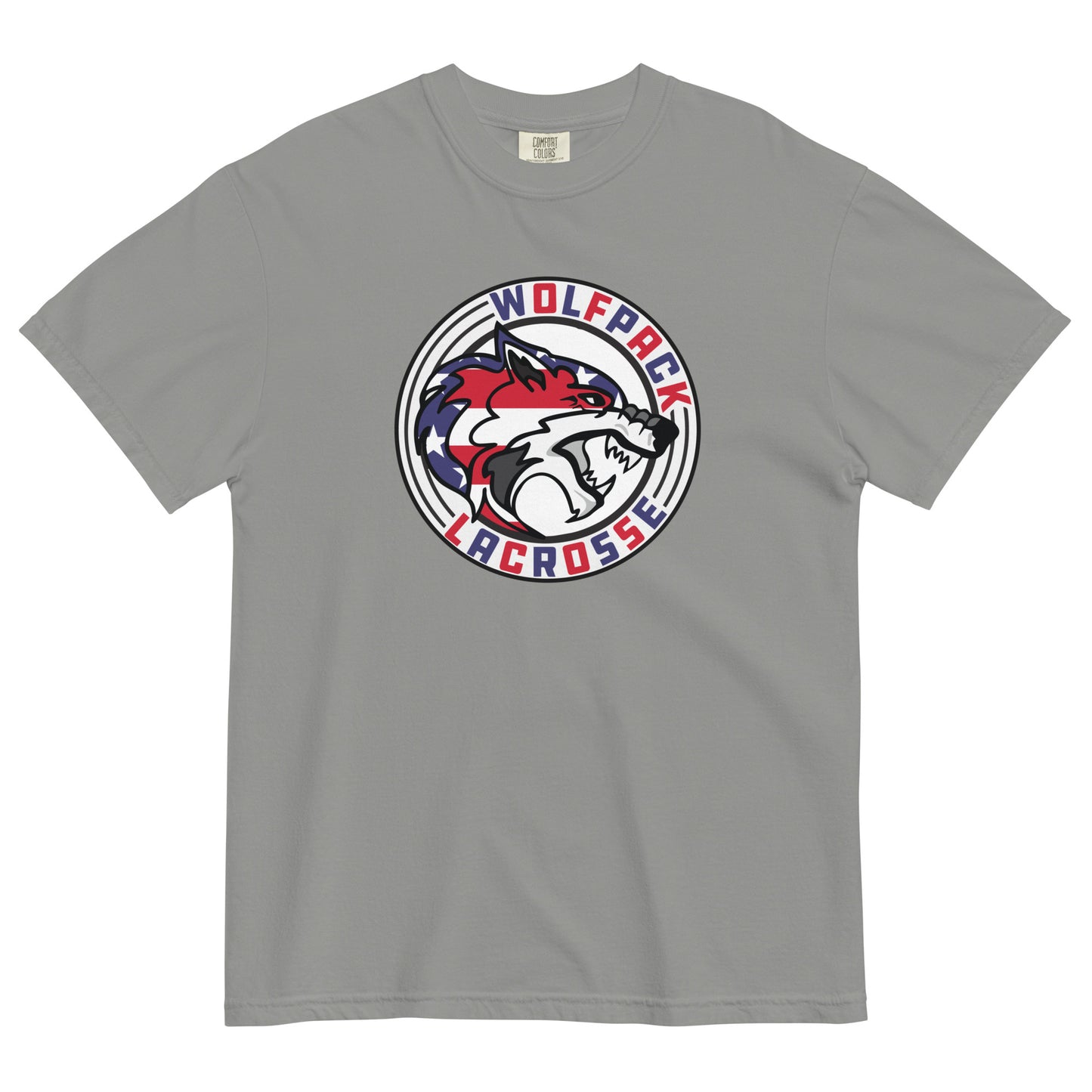 Adult Wolfpack Lacrosse Comfort Colors T-Shirt