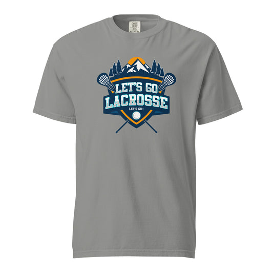 Adult Let's Go Lacrosse Comfort Colors T-shirt