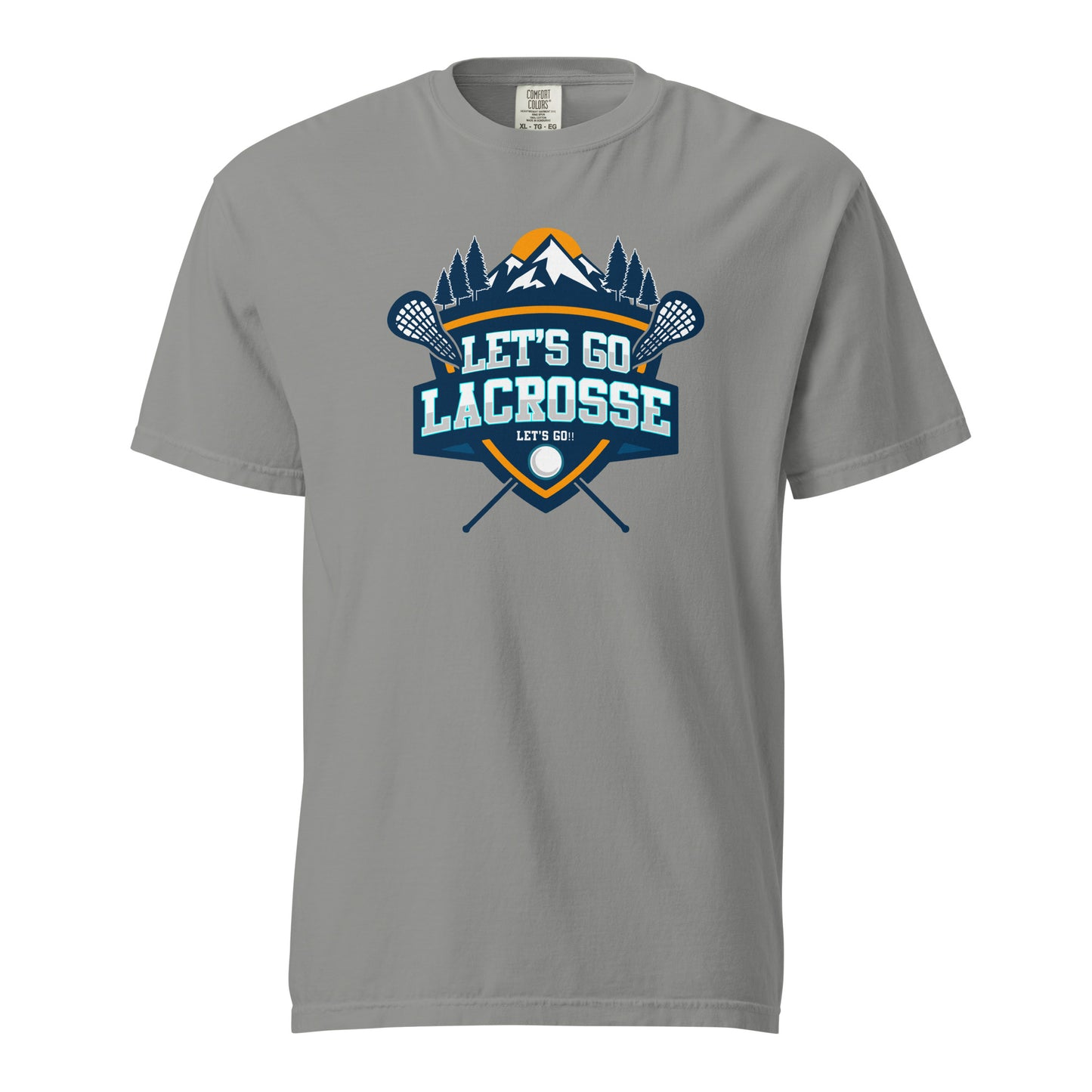 Adult Let's Go Lacrosse Comfort Colors T-shirt