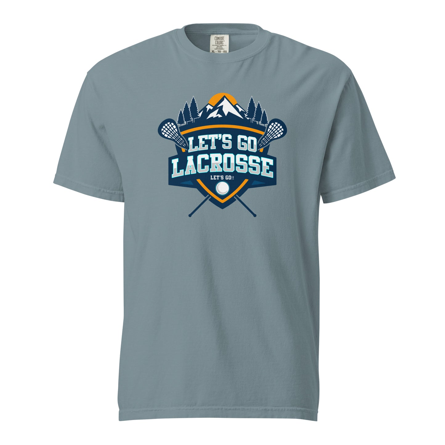 Adult Let's Go Lacrosse Comfort Colors T-shirt