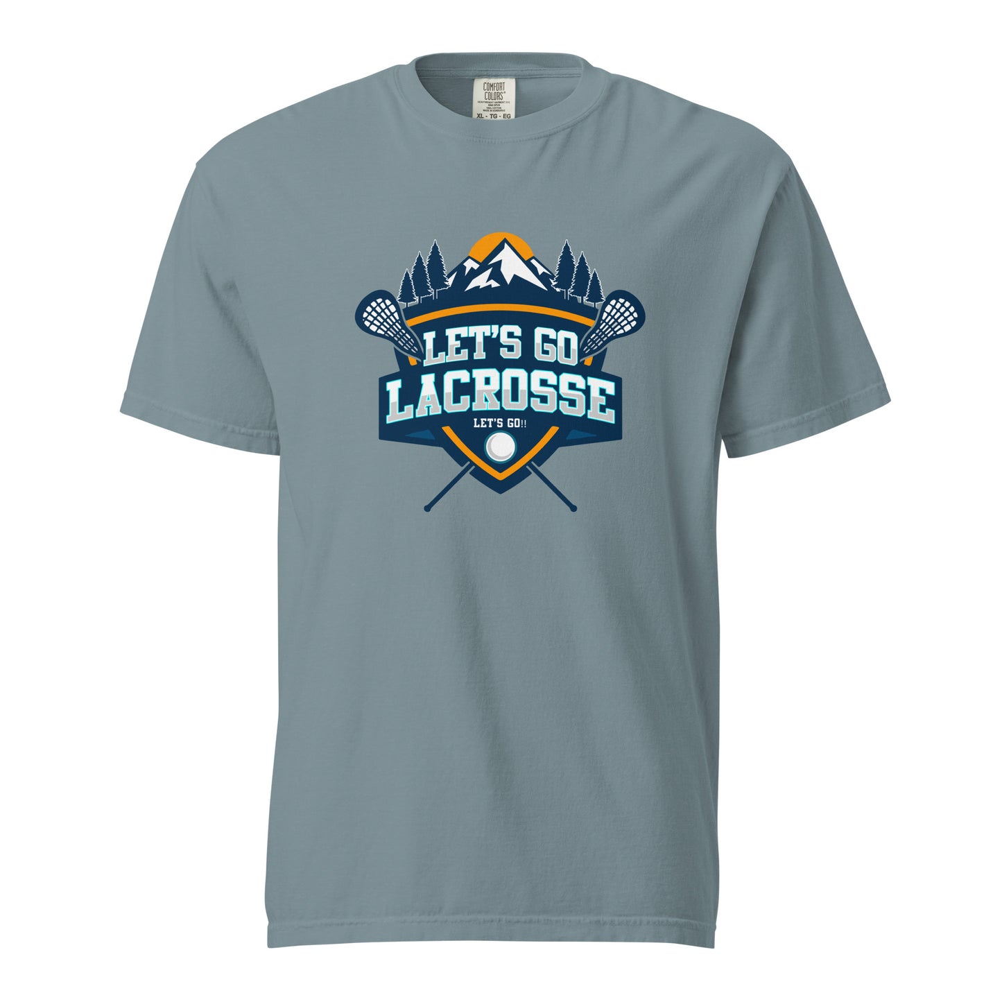 Adult Let's Go Lacrosse Comfort Colors T-shirt
