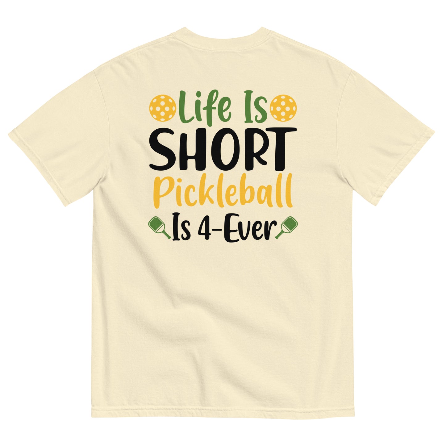 Adult QC Pickleball Club Comfort Colors Heavyweight T-shirt
