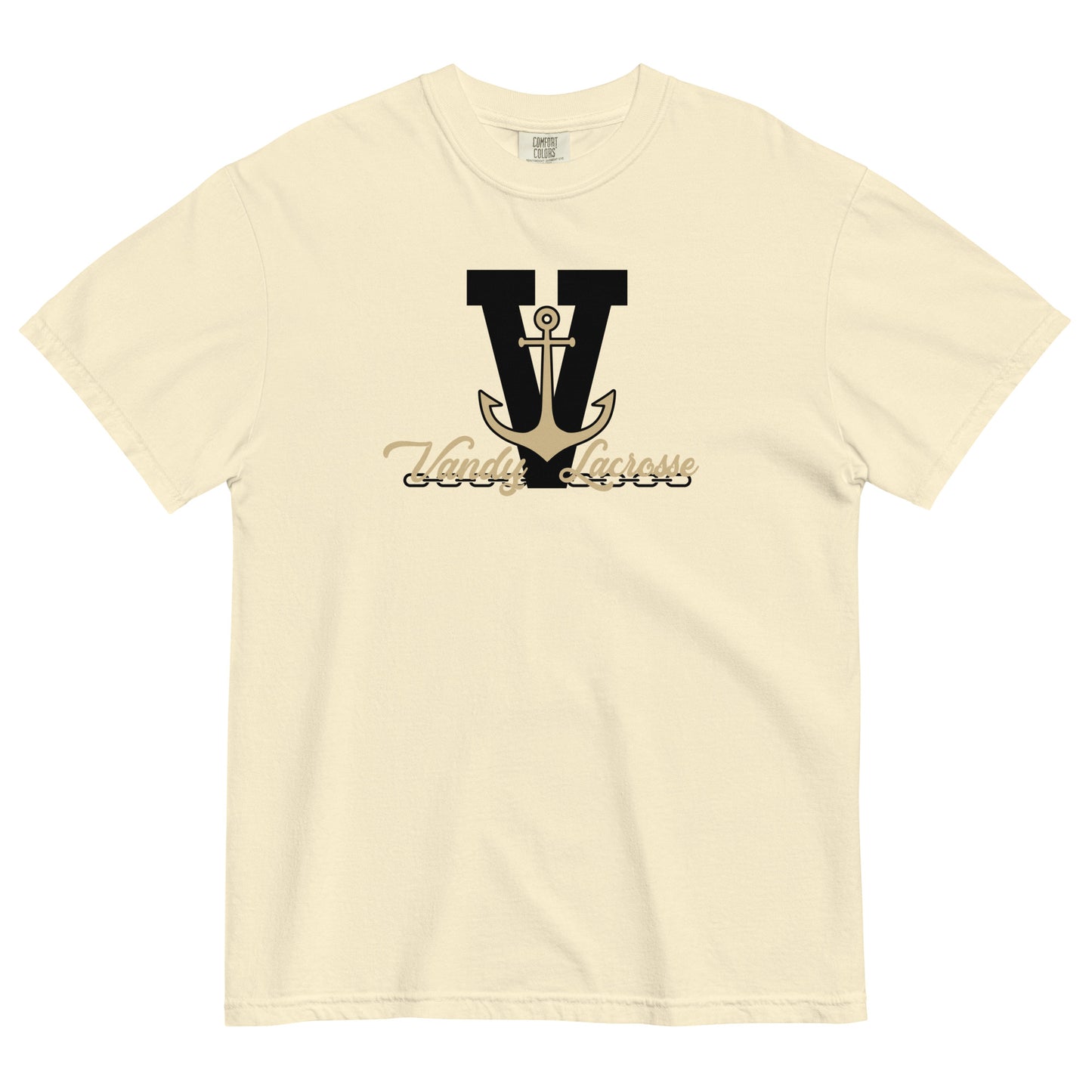 Adult Commodores Lacrosse Comfort Colors T-shirt