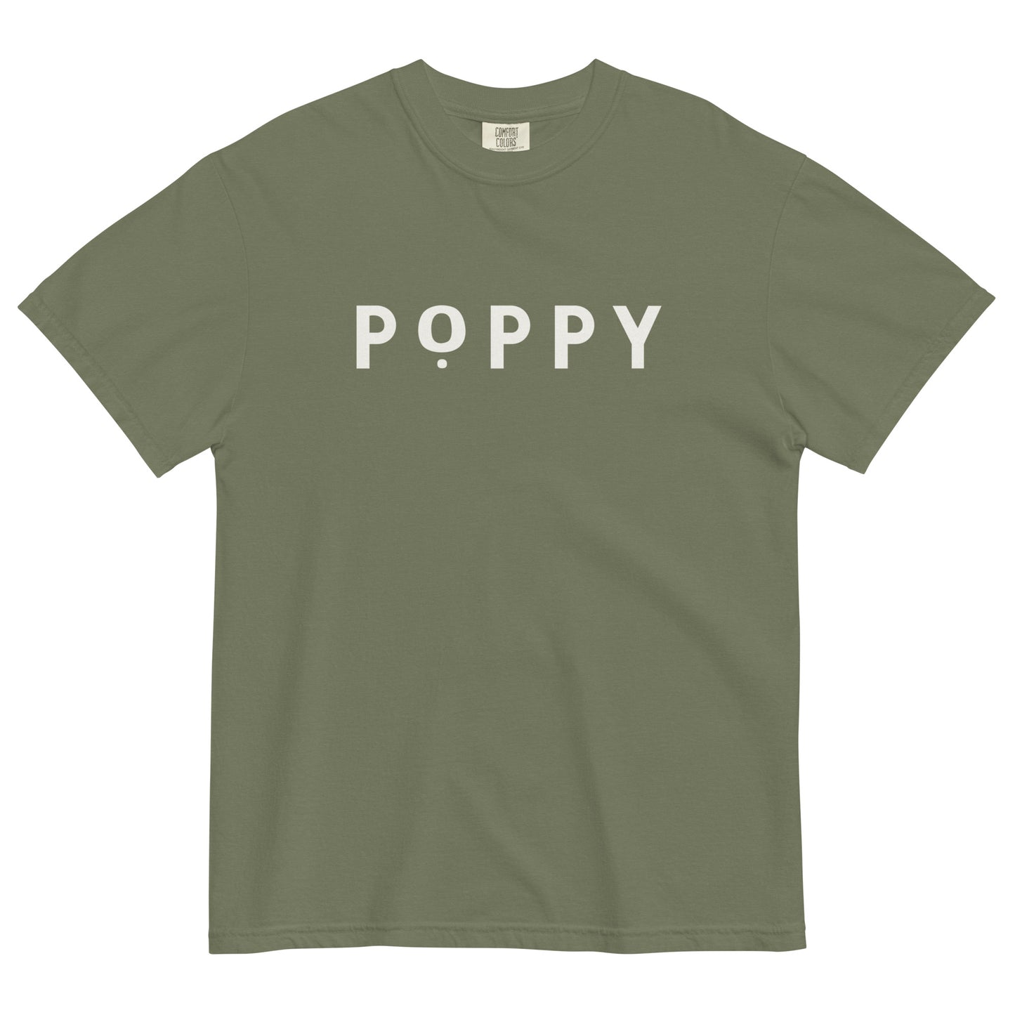 Adult Poppy Flowers Comfort Colors T-Shirt