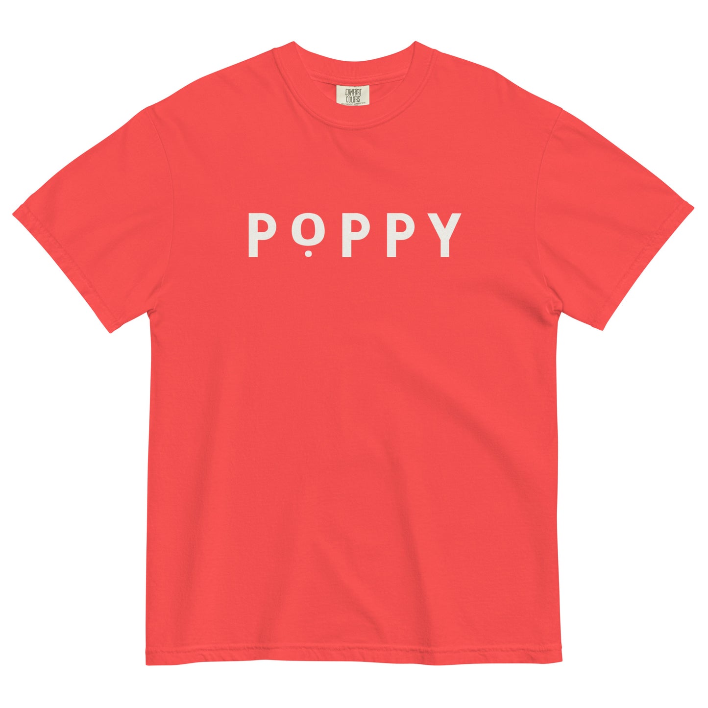 Adult Poppy Flowers Comfort Colors T-Shirt