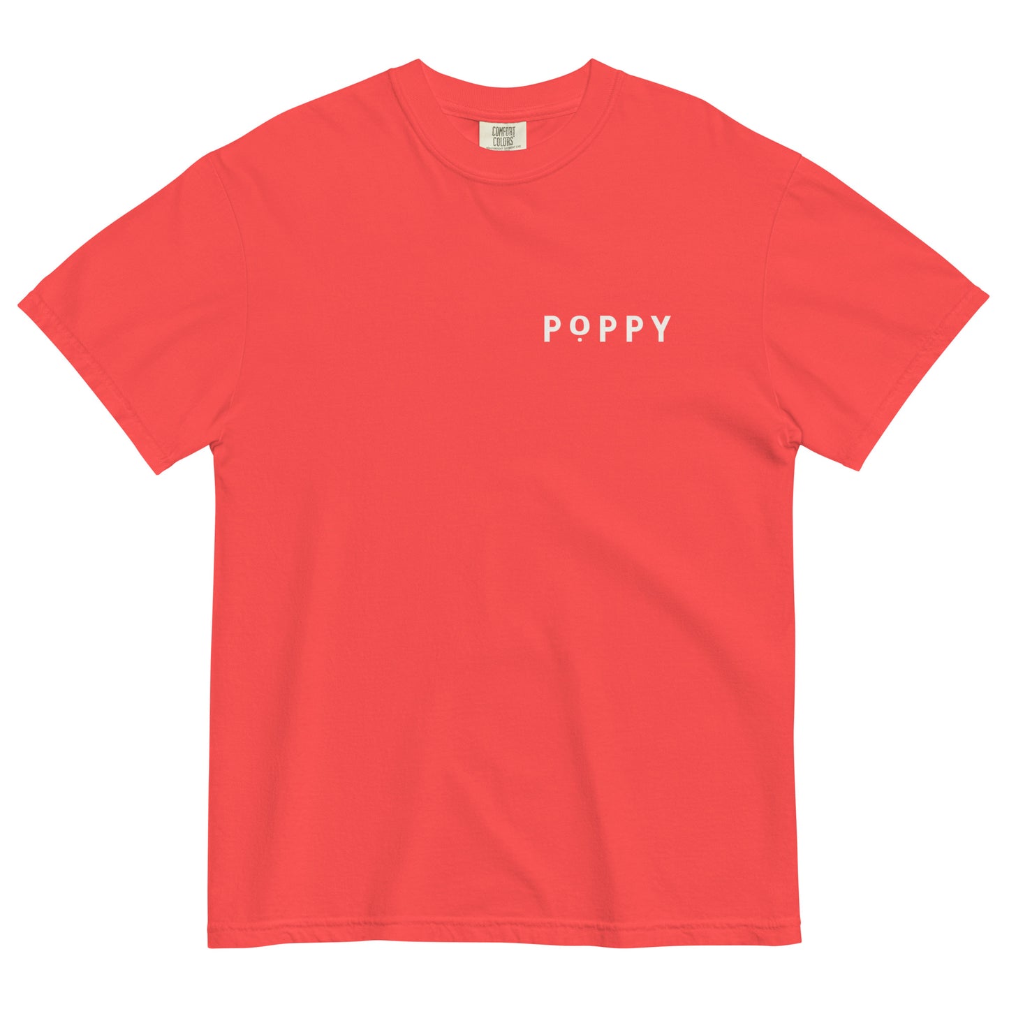Adult Poppy Flowers Comfort Colors T-Shirt