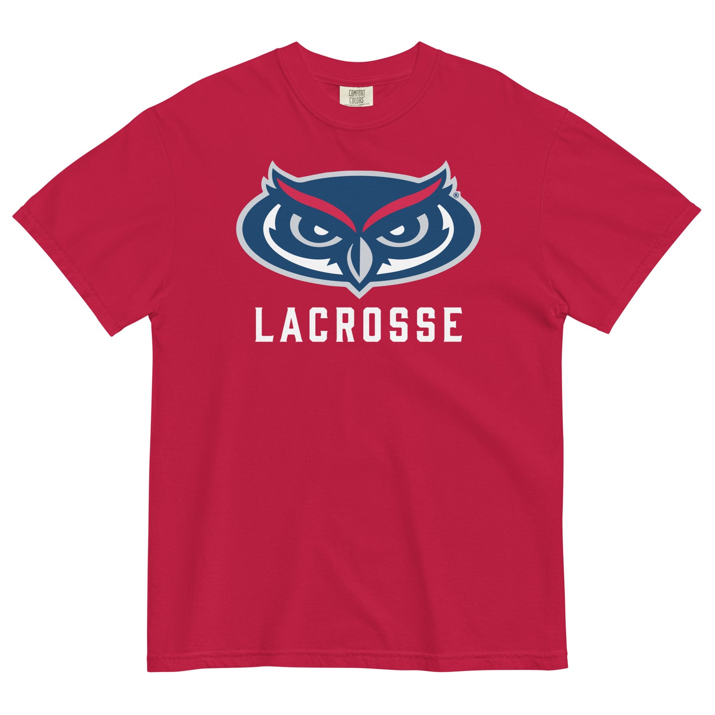 Adult FAU Lacrosse Comfort Colors T-Shirt