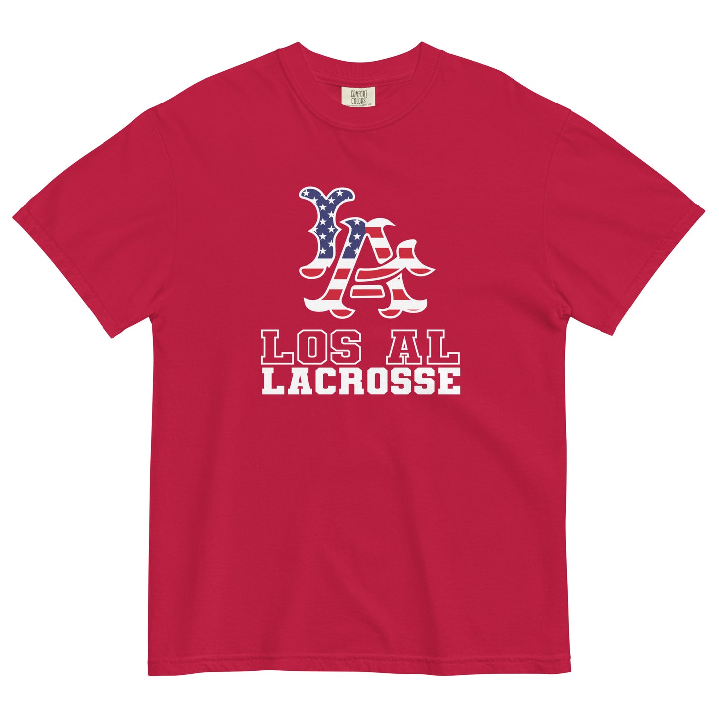 Adult Los Al Lacrosse Comfort Colors T-shirt