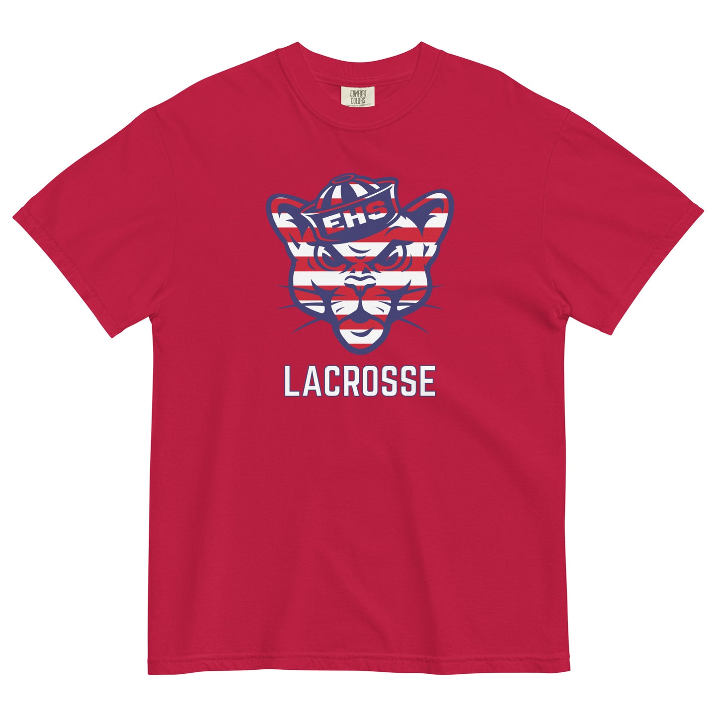 Adult Evergreen Lacrosse USA Comfort Colors T-Shirt