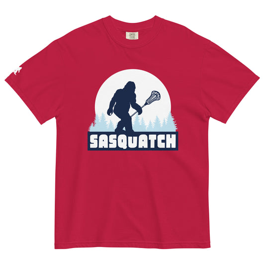 Adult Sasquatch Lacrosse Comfort Colors T-shirt