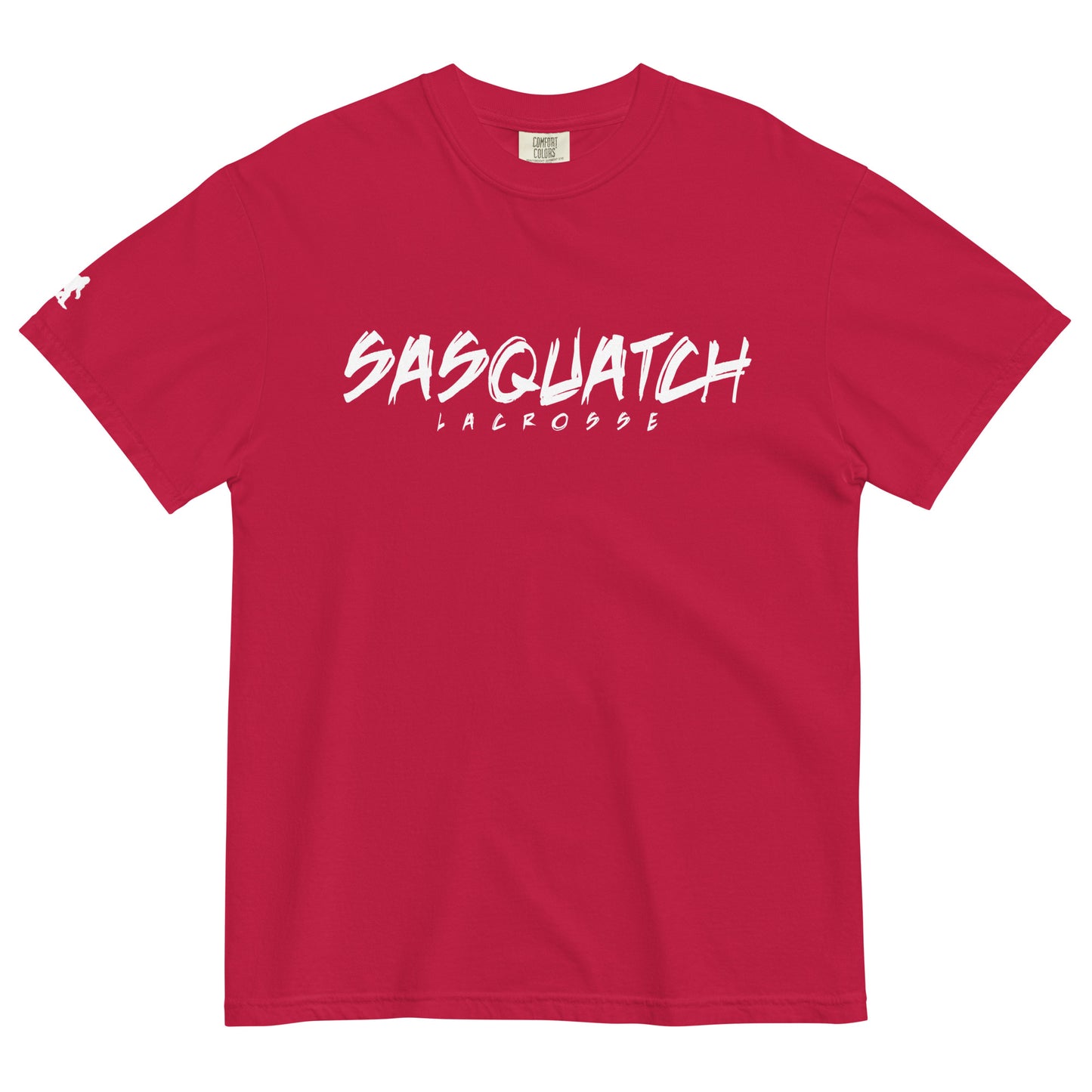 Adult Sasquatch Lacrosse Comfort Colors T-shirt