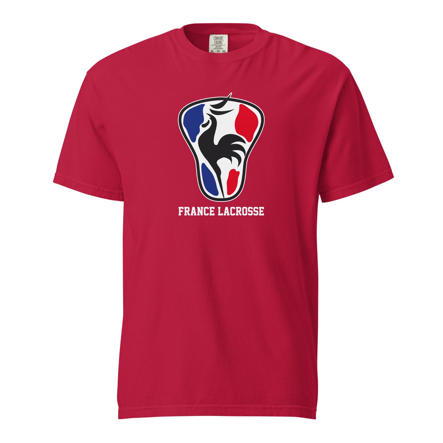 Adult France Lacrosse Comfort Colors T-shirt