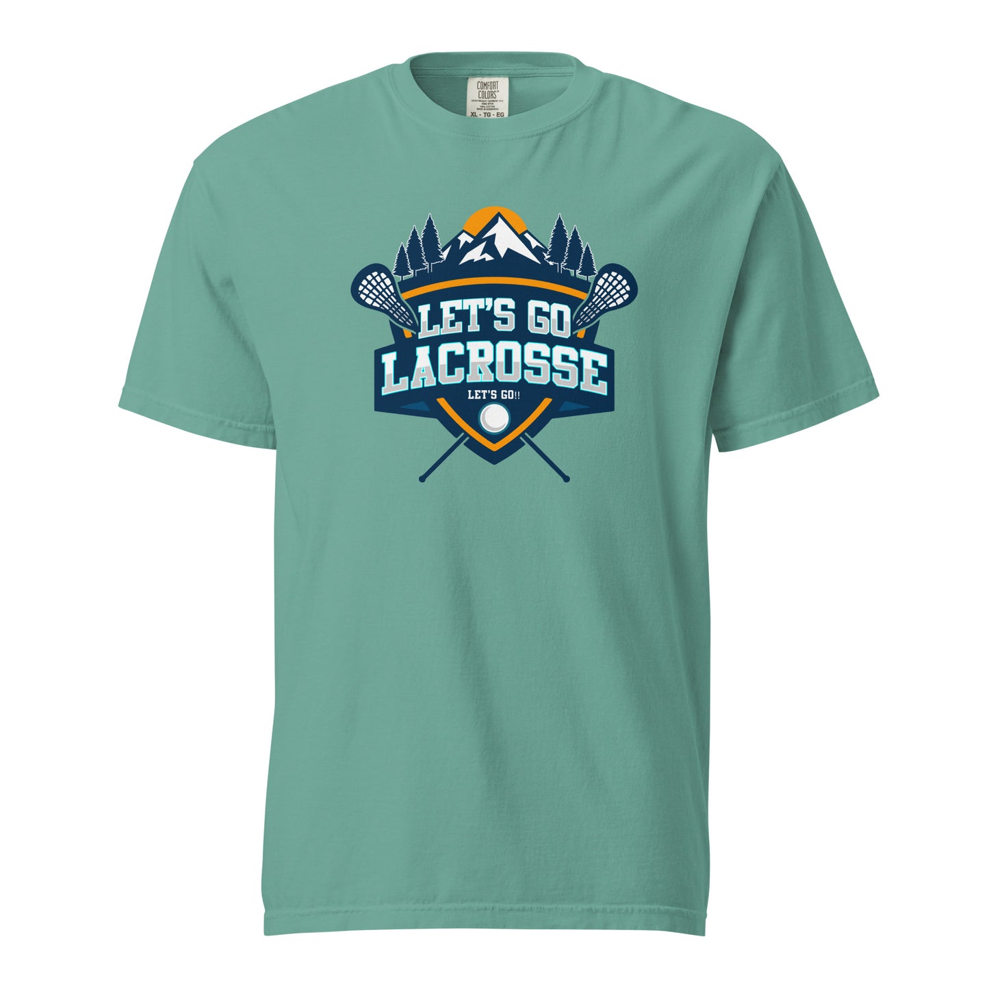 Adult Let's Go Lacrosse Comfort Colors T-shirt