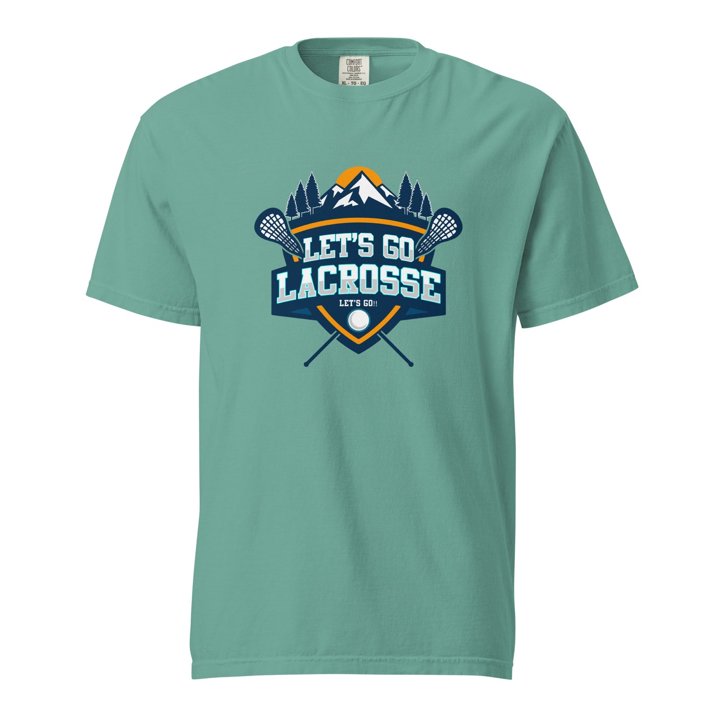 Adult Let's Go Lacrosse Comfort Colors T-shirt