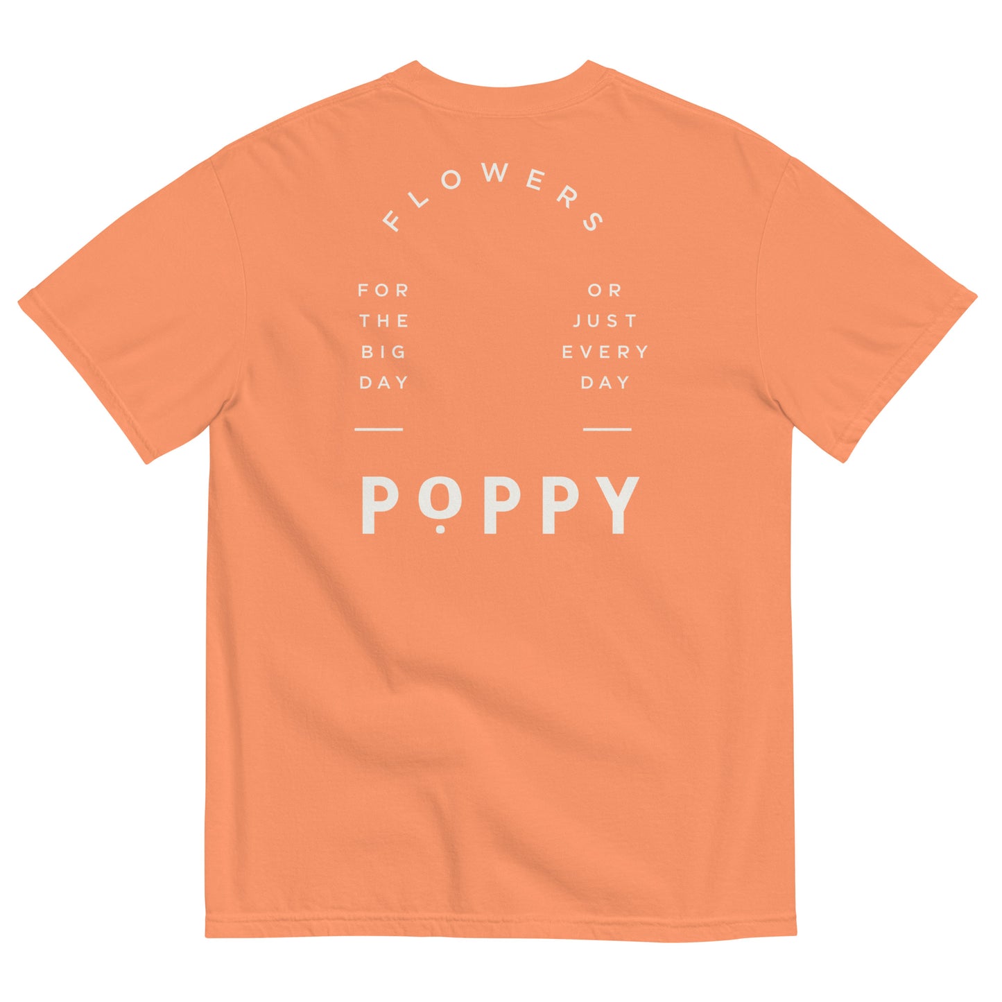 Adult Poppy Flowers Comfort Colors T-Shirt