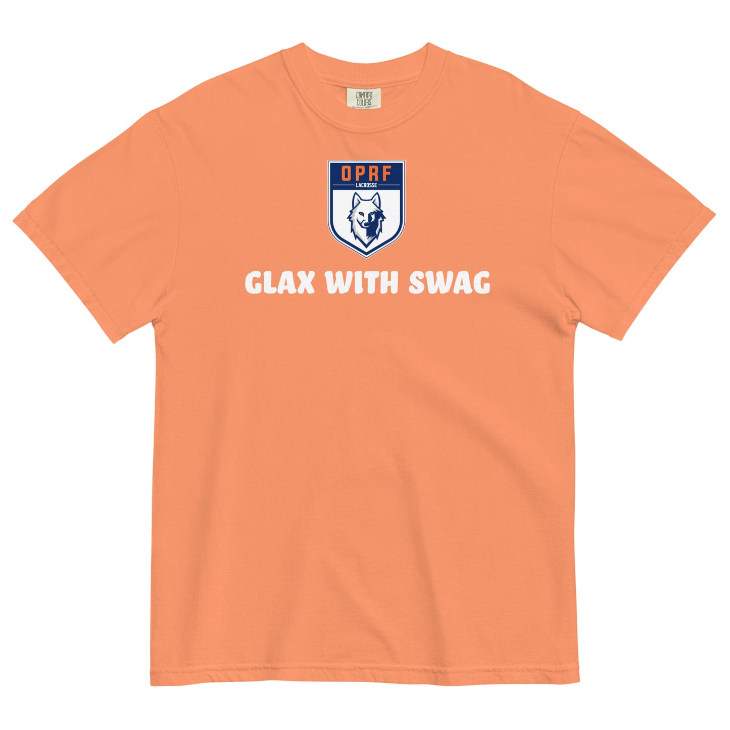 Adult OPRF Lacrosse Comfort Colors T-Shirt | With Swag