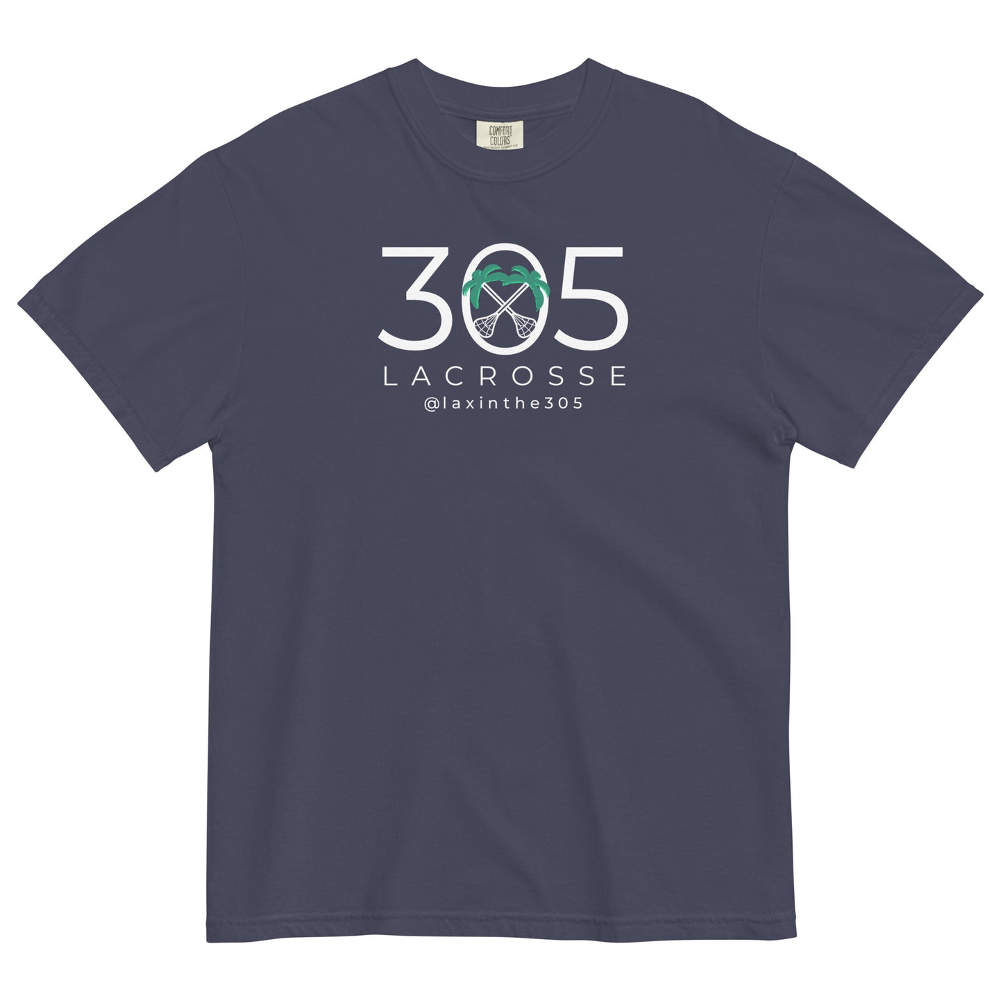 Adult Lax in the 305 Comfort Colors T-Shirt