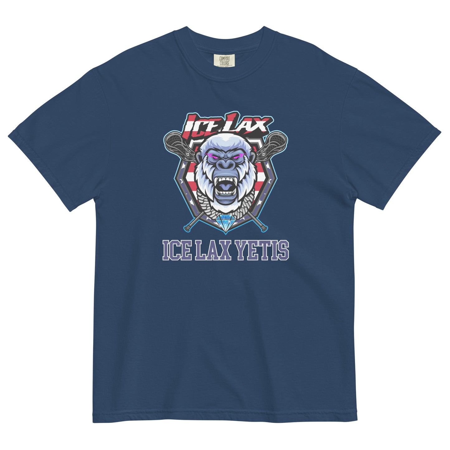 Adult ICE LAX Comfort Colors T-shirt