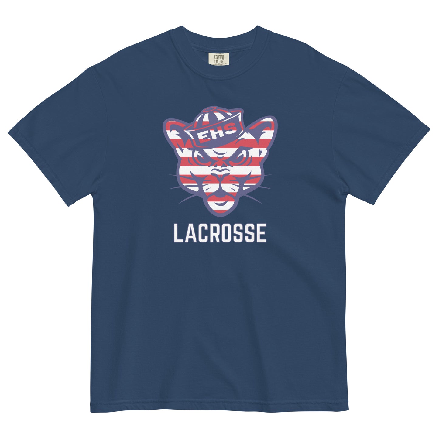 Adult Evergreen Lacrosse USA Comfort Colors T-Shirt