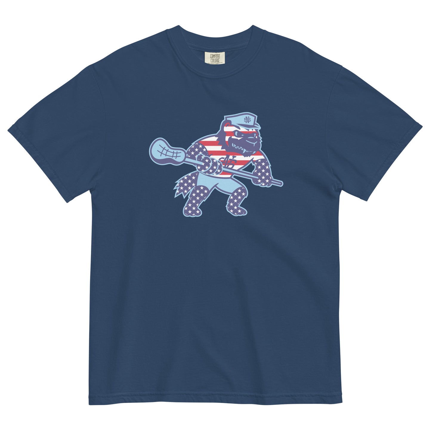 Adult North Stafford Lacrosse USA Comfort Colors T-Shirt