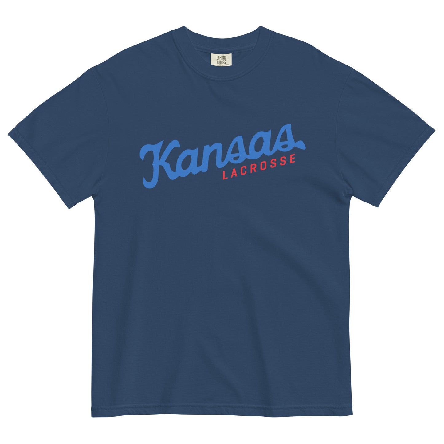 Adult KU Club Lacrosse Comfort Colors T-shirt