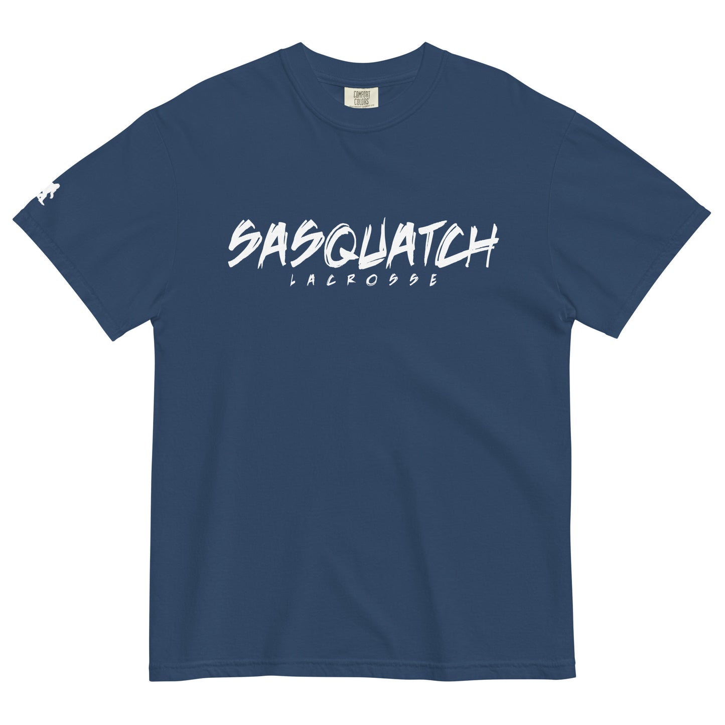 Adult Sasquatch Lacrosse Comfort Colors T-shirt