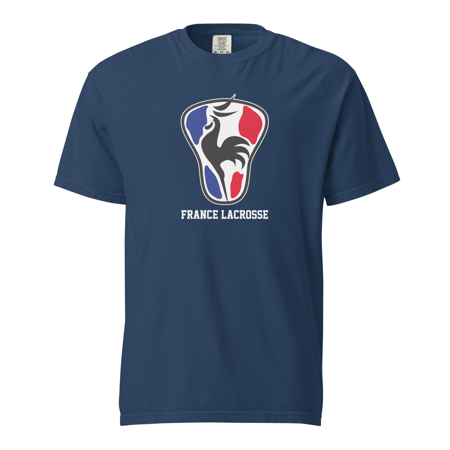 Adult France Lacrosse Comfort Colors T-shirt