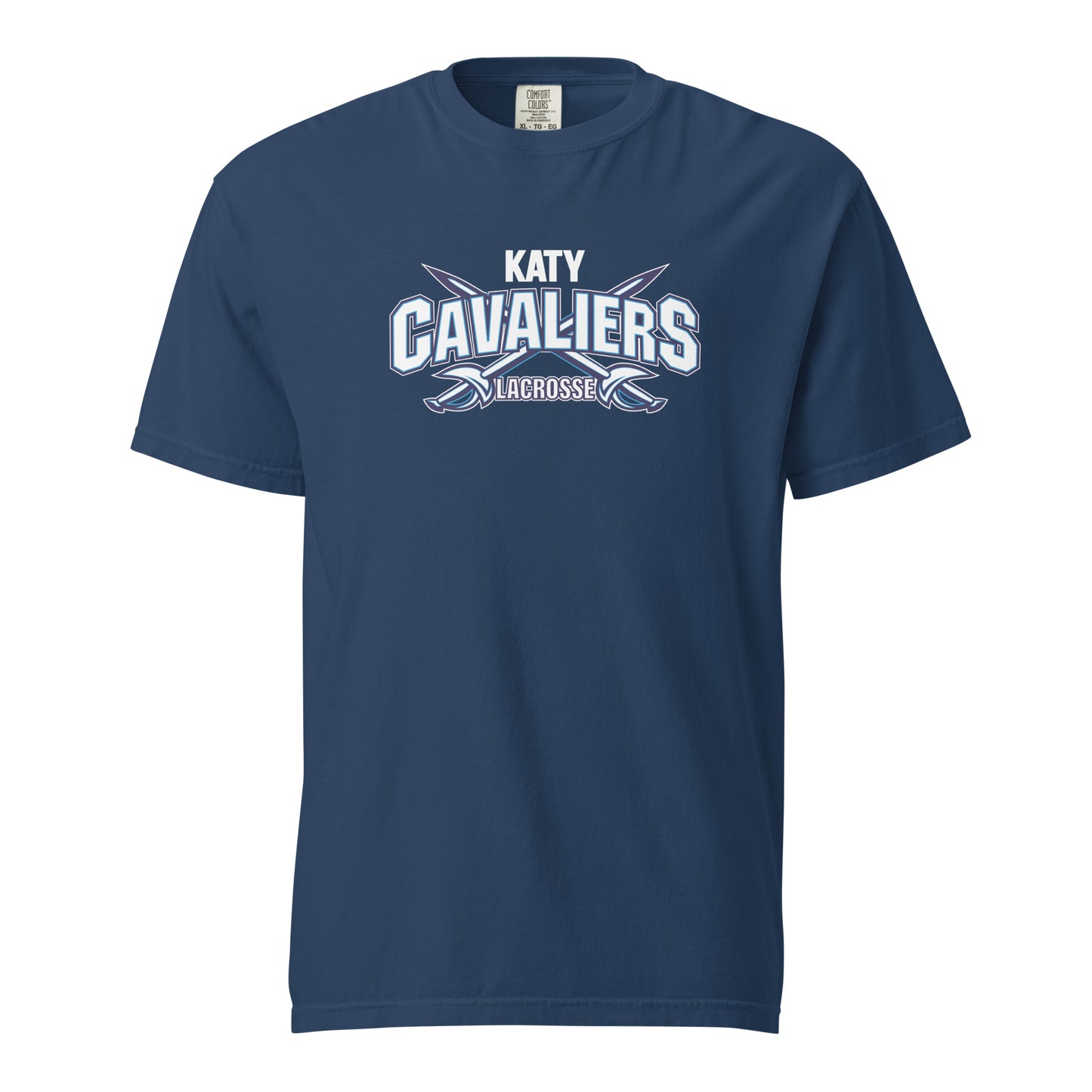 Adult Katy Cavaliers Lacrosse Comfort Colors T-Shirt