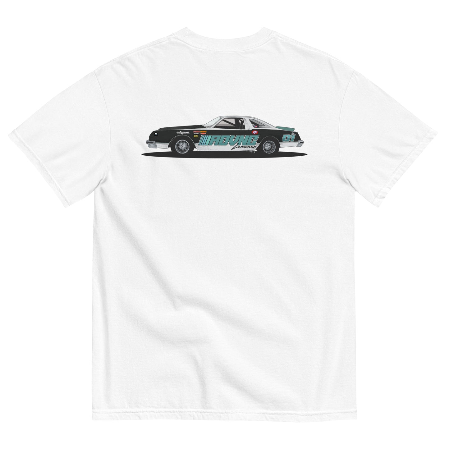 Adult ADVNC Lacrosse Comfort Colors T-Shirt - Racecar