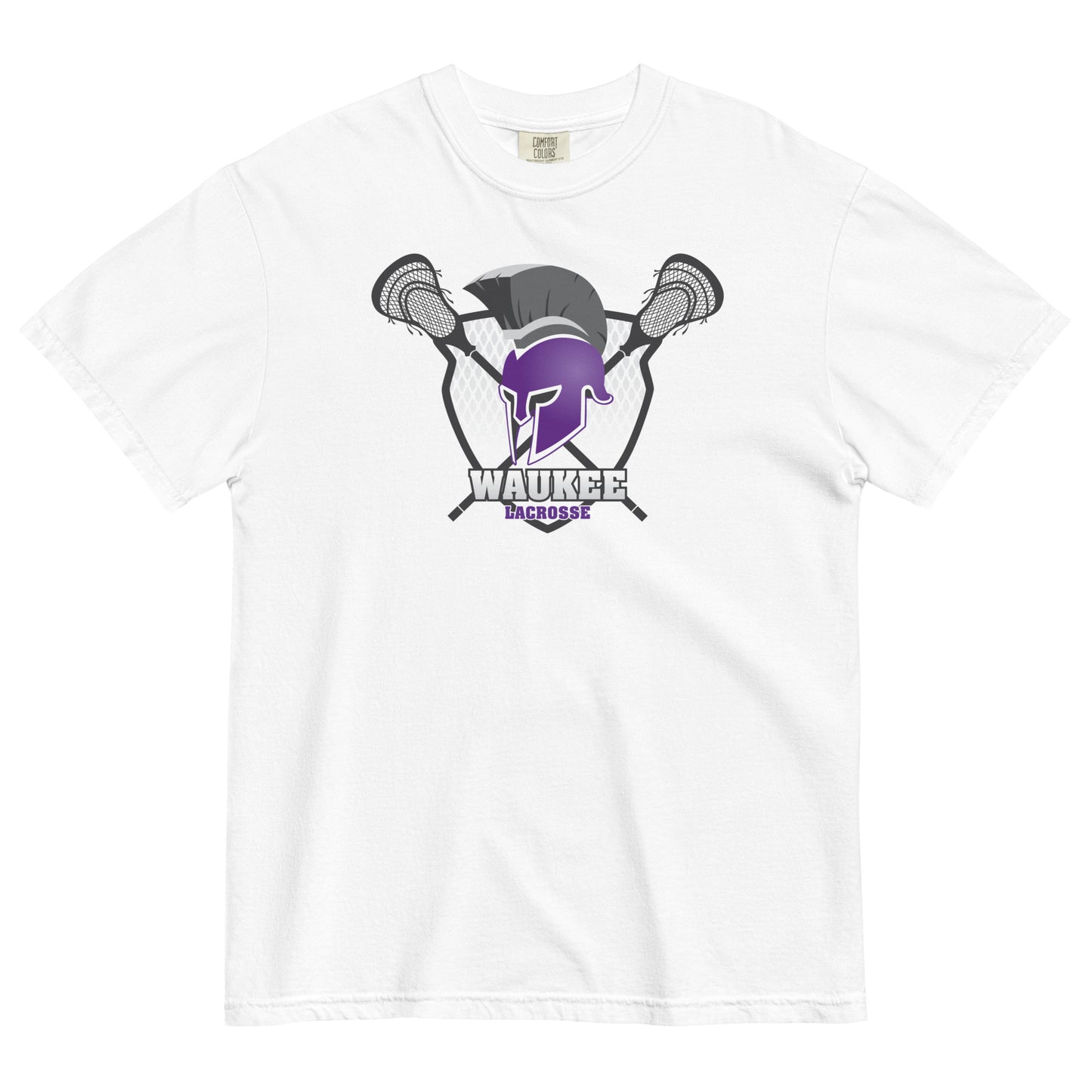 Adult Waukee Lacrosse Comfort Colors T-shirt