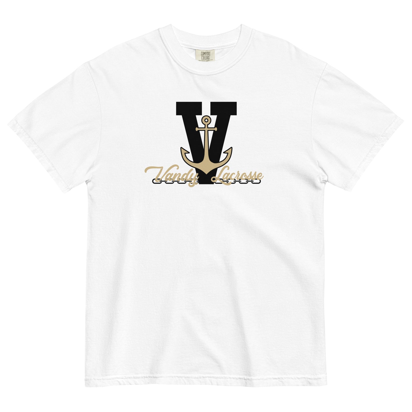 Adult Commodores Lacrosse Comfort Colors T-shirt