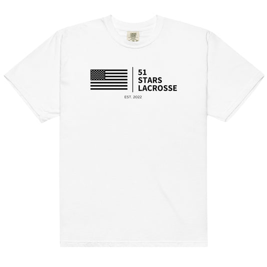 Adult 51 Stars Lacrosse Comfort Colors T-Shirt